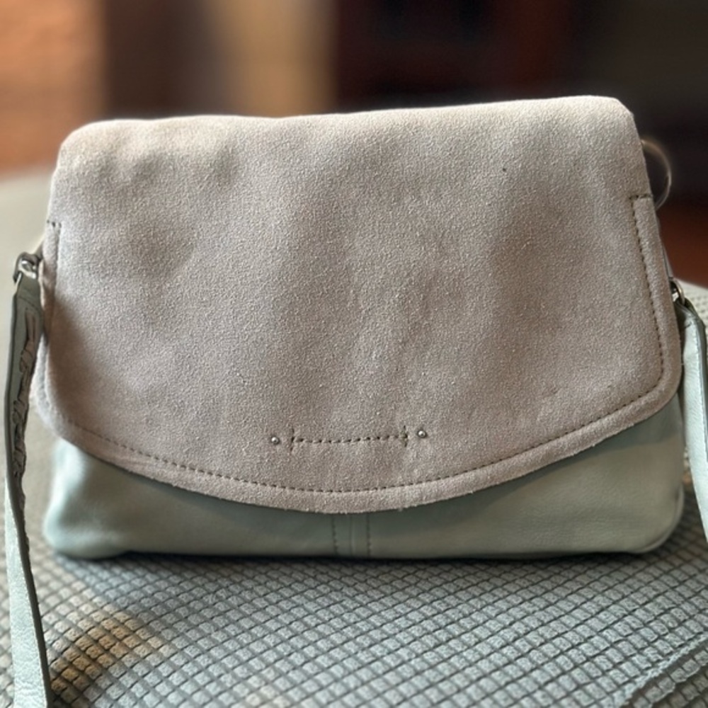 Lucky Brand Sage LYIA Leather Crossbody Bag GUC